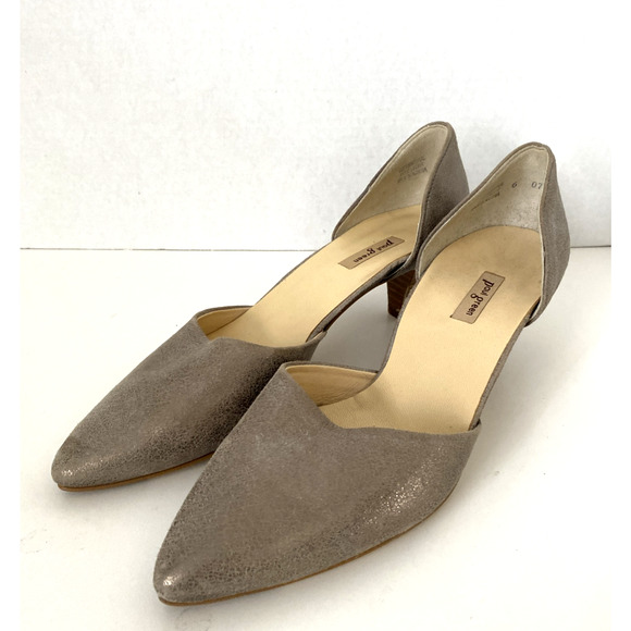 Paul Green Julia Metallic D'Orsay Pump Smoked Brushed Shimmer Point 6 UK… - Picture 5 of 9